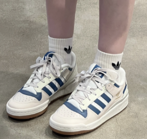 Giay Adidas Forum Low 'Off White Altered Blue' HQ1493