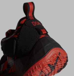 Giay Adidas D.O.N. Issue 3 J x Marvel 'Black Vivid Red' GZ5494