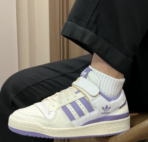 Giay Adidas Wmns Forum 84 Low 'Off White Purple' HQ4375