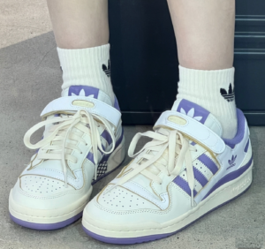 Giay Adidas Wmns Forum 84 Low 'Off White Purple' HQ4375