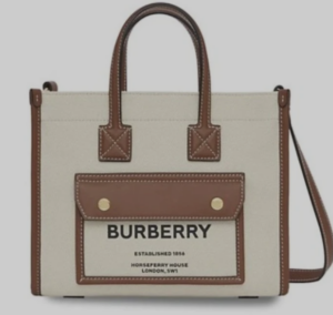Tui Burberry Mini Freya Tote 'Natural' 80441431