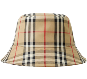 Mu Burberry Vintage Check Cotton Blend Bucket 'Beige' 80269271