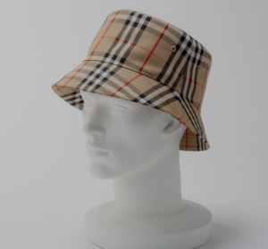 Mu Burberry Vintage Check Cotton Blend Bucket 'Beige' 80269271
