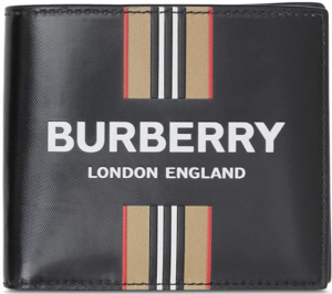 Vi Burberry Wallets Short Fold 'Black' 80305251