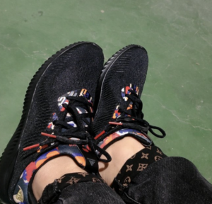 Giay Adidas Alphabounce 1 'Black Scarlet' GZ8991