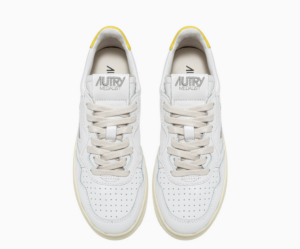 Giay Autry Medalist Low 'White Yellow' AULW-LL30