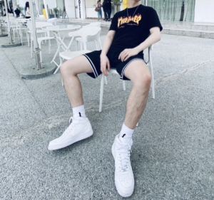 Giay Nike Air Force 1 High LE GS 'Triple White' DH2943-111