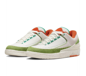 Giay Nike Air Jordan 2 x Titan Retro 'White Green' DV6206-183