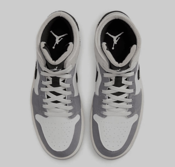 Giày Nike Air Jordan 1 Mid SE Craft 'Cement Grey' DZ4136-002 - Hình ảnh 5