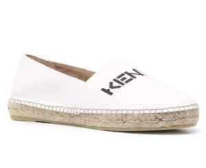 Giay Kenzo Slip On Logo Canvas 'White' FB62ES182F7101