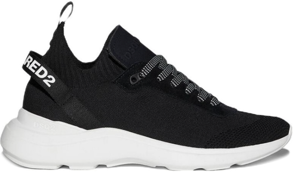 DSQUARED2 RUN SNEAKERS IN SUEDE AND FABRIC