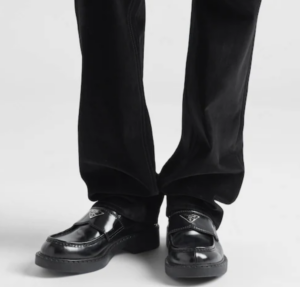 Giay Prada Brushed Leather 'Chocolate' 2DE127-055-F0002