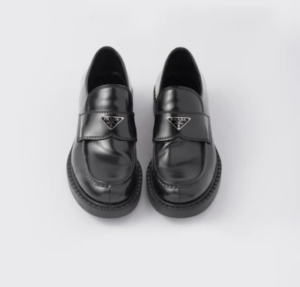 Giay Prada Brushed Leather 'Chocolate' 2DE127-055-F0002