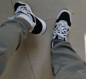 Giay Asics Lyte Classic Marathon 'Black White' 1203A168-001