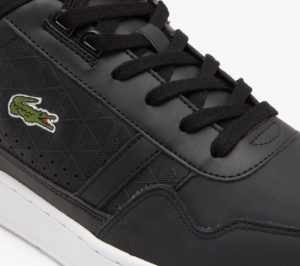 Giay Lacoste T-Clip Leather Trainers 'Black' 44SMA0094-312