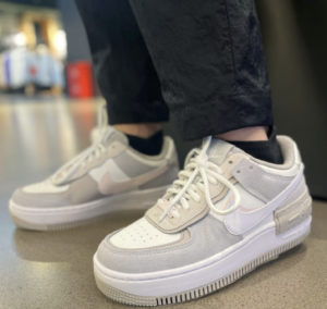 Giay Nike Air Force 1 Shadow 'Grey Fleece' FB7172-111