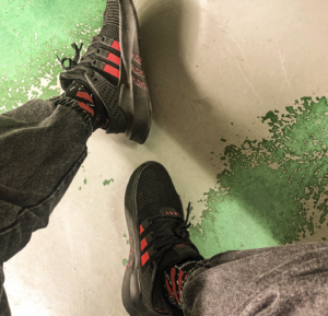 Giay Adidas Originals EQT Bask ADV 80 'Black Red' FU9399