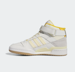 Giay Adidas Originals Forum Mid 'Cloud White Yellow' IE7181