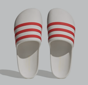 Dep Adidas Adilette Adifom 'White Red' IG5095