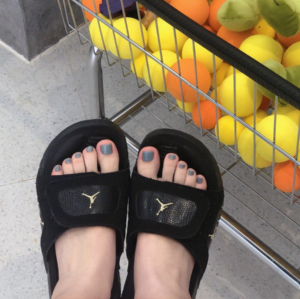 Dep Nike Air Jordan Hydro 12 Slide 'Black Gold' 820267-012