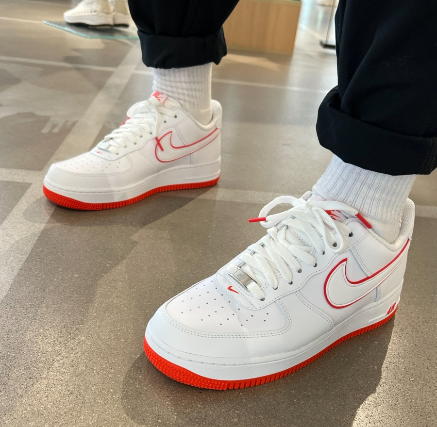 Giày Nike Air Force 1 Low 'White Orange' DV0788-102 Authentic-Shoes