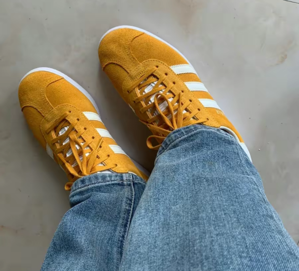 Gi?�y Adidas Gazelle 'Crew Yellow' FX5497 Authentic-Shoes