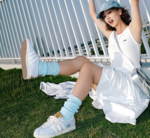 Giay Adidas Gazelle Vintage 'Halo Blue Mesa' H02230