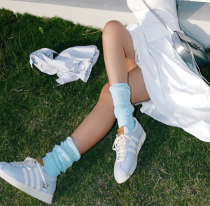 Giay Adidas Gazelle Vintage 'Halo Blue Mesa' H02230