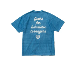 Ao Human Made Navy Heart Badge T-Shirt 'Indigo'