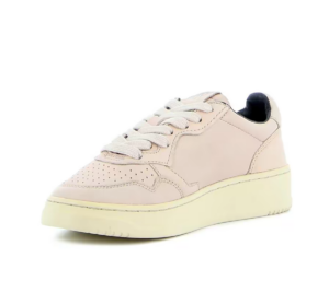 Giay Autry Medalist Low Goatskin 'Ivory' AULW-GG02