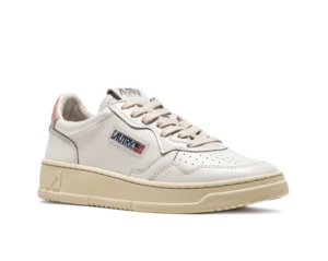 Giay Autry Medalist Low Leather 'White Pink' AULM-LL16