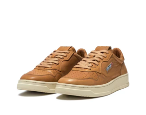 Giay Autry Medalist Low Goatskin 'Beige' AULM-GG22