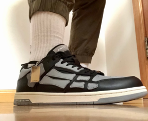 Giay Amiri Skel-Top Low 'Black Grey' MFS003-016