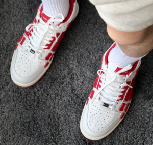 Giay Amiri Skel Top Low 'White Red' MFS003-124