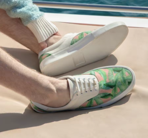 Giay Amiri Lace-Up 'Banana Leaf' F0F22148CO-GPN