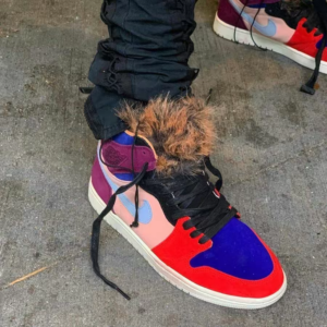 Giay Nike Air Jordan 1 Retro High x Aleali May 'Court Lux' BV2613-600