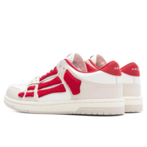 Giay Amiri Skel Top Low 'White Red Chenille' PF23MFS008-610