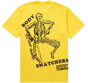 Ao Supreme Body Snatchers Tee 'Yellow'