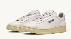 Giay Autry Dallas Low Nubuck Goatskin 'White' ADLW-NG01
