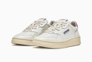 Giay Autry Medalist Low 'White Fuxia' AULW-LL42