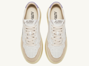 Giay Autry Medalist Low Suede 'White Lavender' AULW-LS53