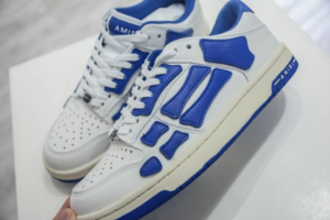 Giay Amiri Skel Low Top 'White Blue' PS22MFS003-123