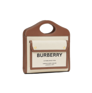 Tui Burberry Mini Canvas Leather Pocket 'Beige' 80393611