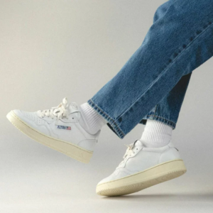 Giay Autry Medalist Low Leather 'White' AULM-LL15