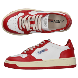Giay Autry Medalist Low 'Red White' AULW-WB02