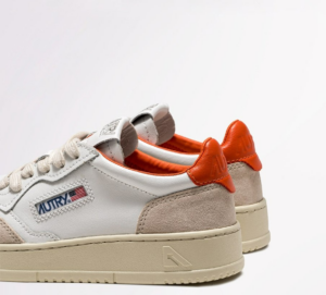 Giay Autry Medalist Low 'White Orange' AULM-LS40