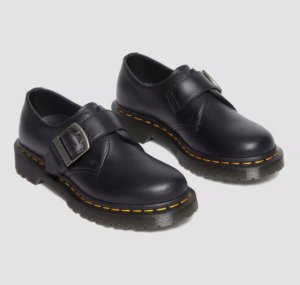 Giay Dr. Martens 1461 Buckle Pull Up 'Black' 31040001