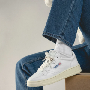 Giay Autry Medalist Low Leather 'White' AULW-LL15