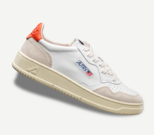 Giay Autry Medalist Low 'White Orange' AULM-LS40