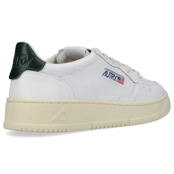 Giày Autry Medalist Low Leather 'White Green' AULW-LL47 - Hình ảnh 4